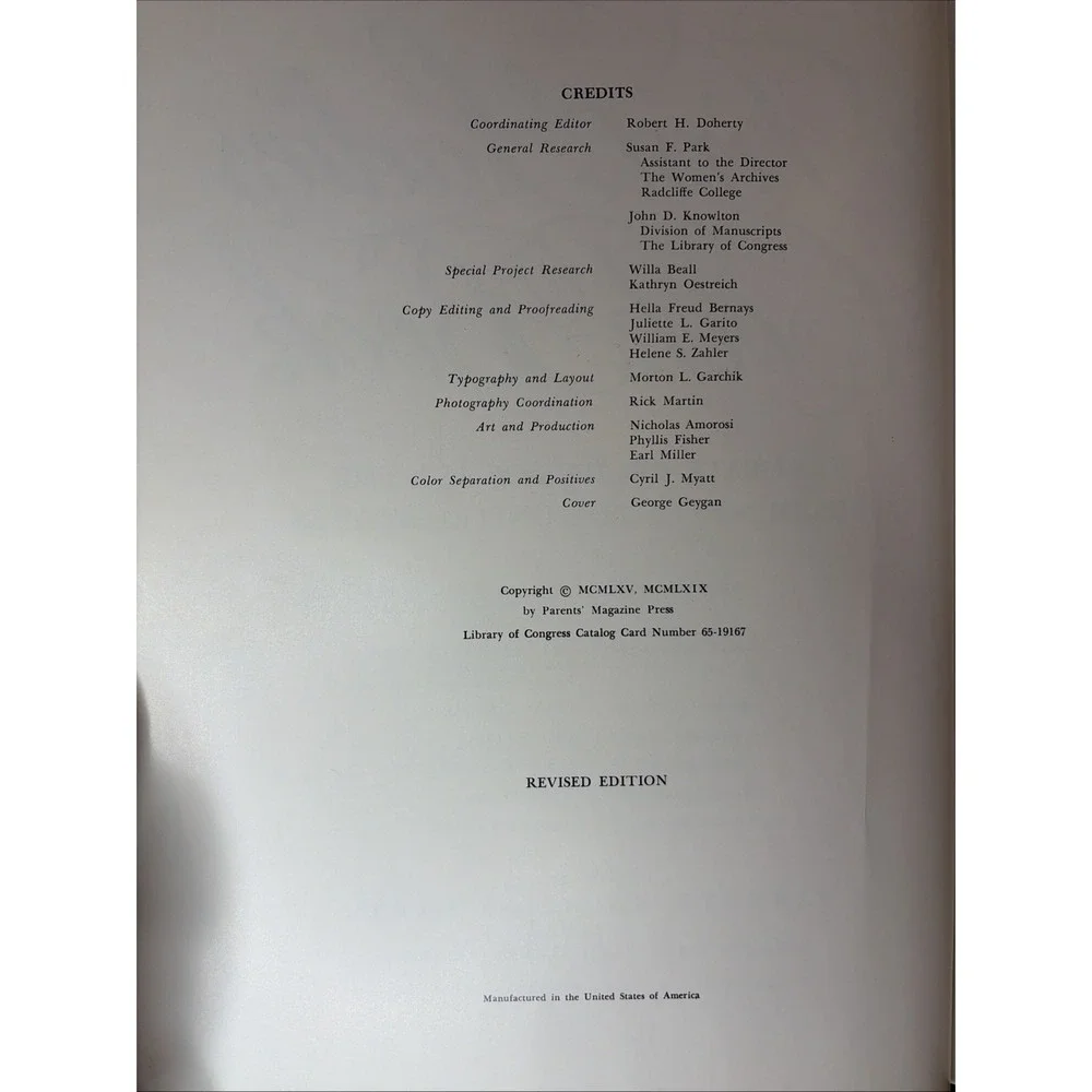 VTG The First Ladies‎ Cook Book 1965 Hardcover White House President Recipes